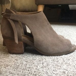Taupe booties
